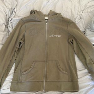 Olive green gently used DKNY jacket